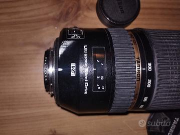 teleobiettivo Tamron 70 300 vc 