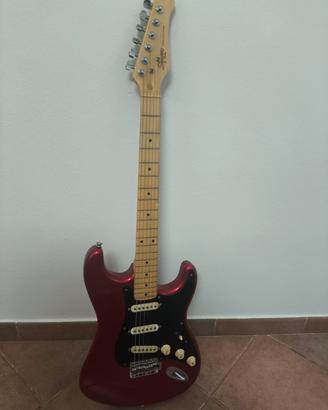 Squier Stratocaster rossa