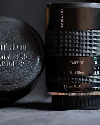 Tamron 135mm f2.5 Adaptall Pentax K con custodia 