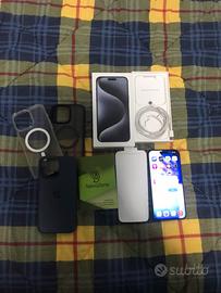 Iphone 15 pro max 256gb blu perfetto  stato