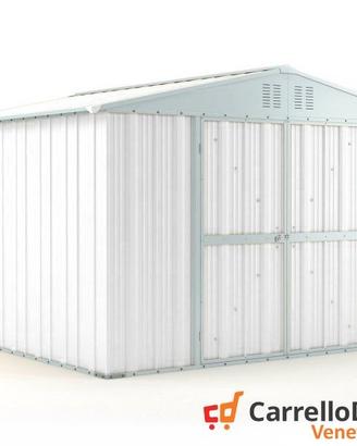 Box struttura lamiera Acciaio 327x307cm bianco