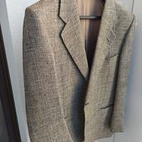 Giacca Uomo 52 Seta Lino Lana