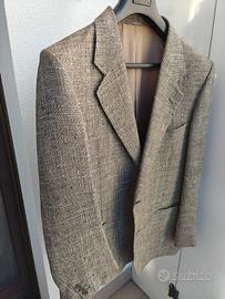 Giacca Uomo 52 Seta Lino Lana