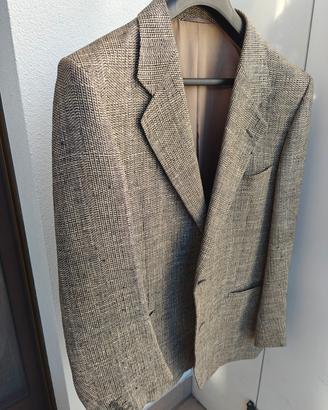 Giacca Uomo 52 Seta Lino Lana