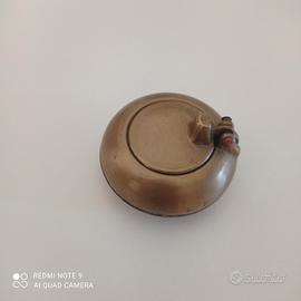 Posacenere portatile ottone vintage 