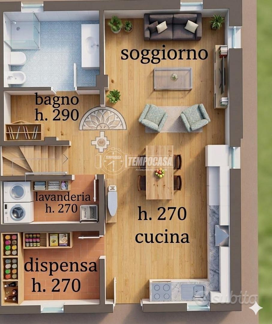 VP30 RUSTICO CON BASSO COMODO IN POSIZIONE COLLINA - Vista 2