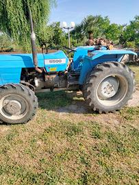 Trattore agricolo Landini 5500 con seminatrice