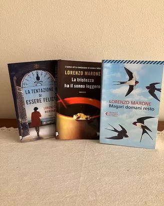 Tre libri usati Lorenzo Marrone