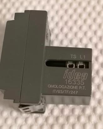 Presa RJ11 6/4 grigio Vimar Idea cod. 16335