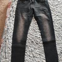 jeans nero elasticizzato taglia 44