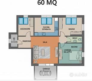 Bilocale libero in zona San Maurizio a Reggio