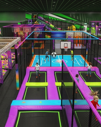 Trampoline Park x Parchi Gioco e Aree Divertimento