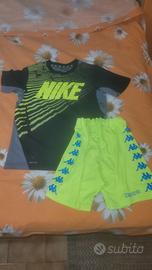 maglietta e pantaloncino 