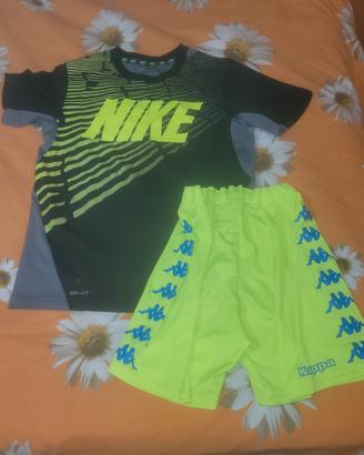 maglietta e pantaloncino 