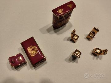 salottino in miniatura ceramica di Limoges 
