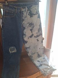 Jeans bicolor