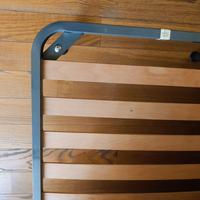 RETE LETTO SINGOLO A DOGHE IN LEGNO MARCA DORSAL