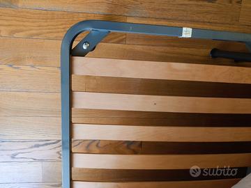 RETE LETTO SINGOLO A DOGHE IN LEGNO MARCA DORSAL