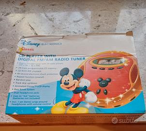Lettore CD Disney. Nuovo 