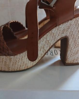 Sandali da donna con zeppa