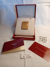 S.T. Dupont accendino placcato oro linea 1 Small