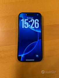 iphone 15 nero 128GB + cover apple + cavo