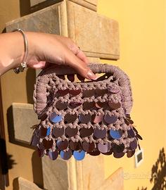 Borsa cluch fatta a mano