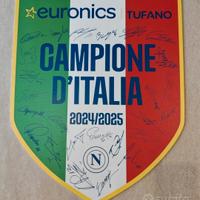 Scudetto Napoli 2024/2025 autografato 