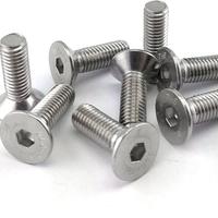 Viti a testa svasata con esagono incassato INOX