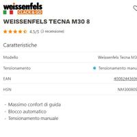 Catene da Neve Weissenfels Taglia 8 R14 15 16 17