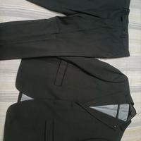 Abito nero uomo tg. 50 completo giacca e pantalone