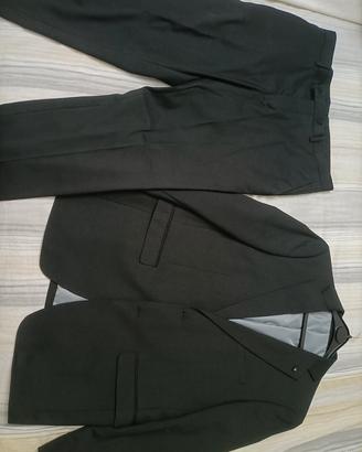Abito nero uomo tg. 50 completo giacca e pantalone
