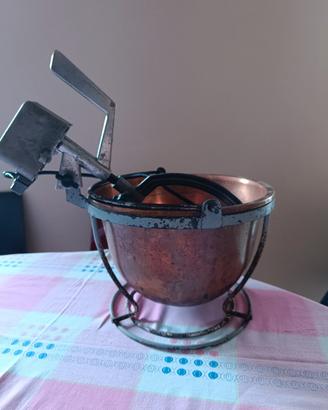 Paiolo rame per polenta 5 litri