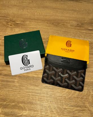 Portacarte Goyard Saint Sulpice Nero e Marrone