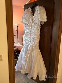 ABITO DA SPOSA ANNI 90 MODELLO SIRENA 