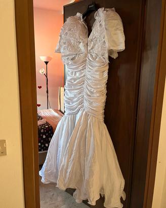 ABITO DA SPOSA ANNI 90 MODELLO SIRENA