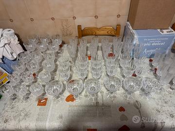 Servizio bicchieri cristallo