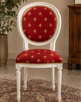 Sedia stile Luigi XVI in legno – personalizzabile