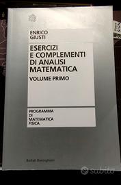 Esercizi e Complementi Analisi Matematica Giusti