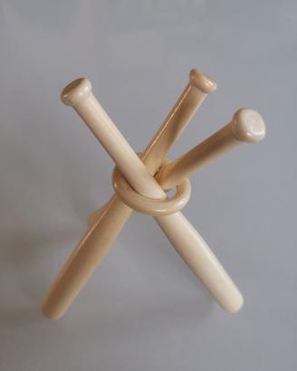 mini mazze baseball DIY 15 cm. per bambole