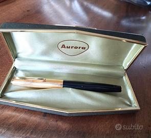 Aurora  888P  Penna Stilografica  duo cart   Nero