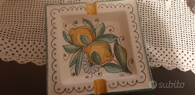 Fine posacenere dipinto a mano Ischia