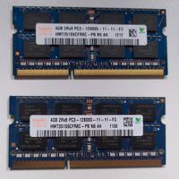 sodimm Hynix 8Gb : 2x4Gb pc3 DDR3