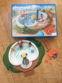 Piscina con doccia a pompa Playmobil