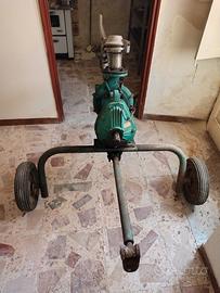 pompa acqua orizzontale su carrello 