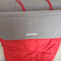 sacco passeggino bambini rosso