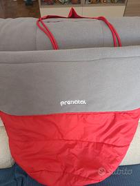 sacco passeggino bambini rosso