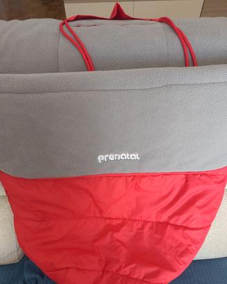 sacco passeggino bambini rosso