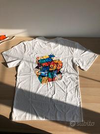 Tshirt cubo di rubik graphic tee maglietta