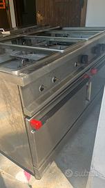 Cucina 6 fuochi funzionante